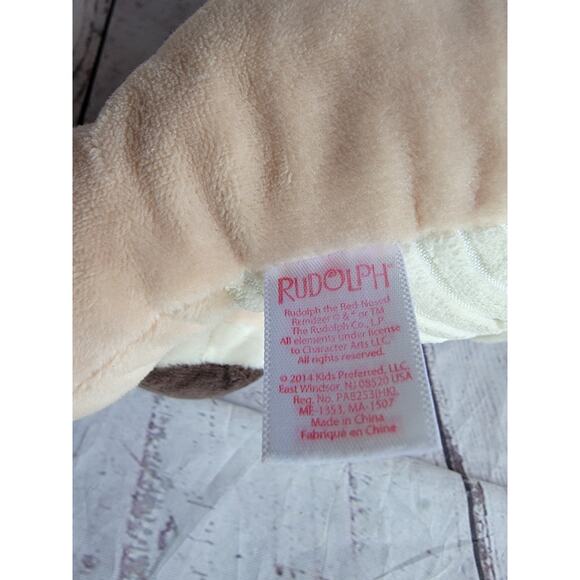 Rudolph the red nose reindeer soft clarice plush stuffed animal Rattle READ - Picture 5 of 7